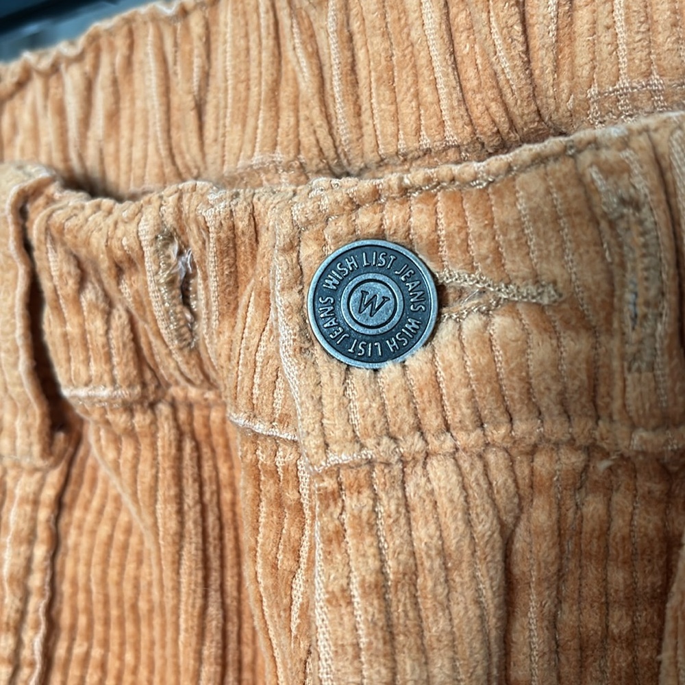Wishlist Orange Corduroy Pants - M - Picture 4 of 7
